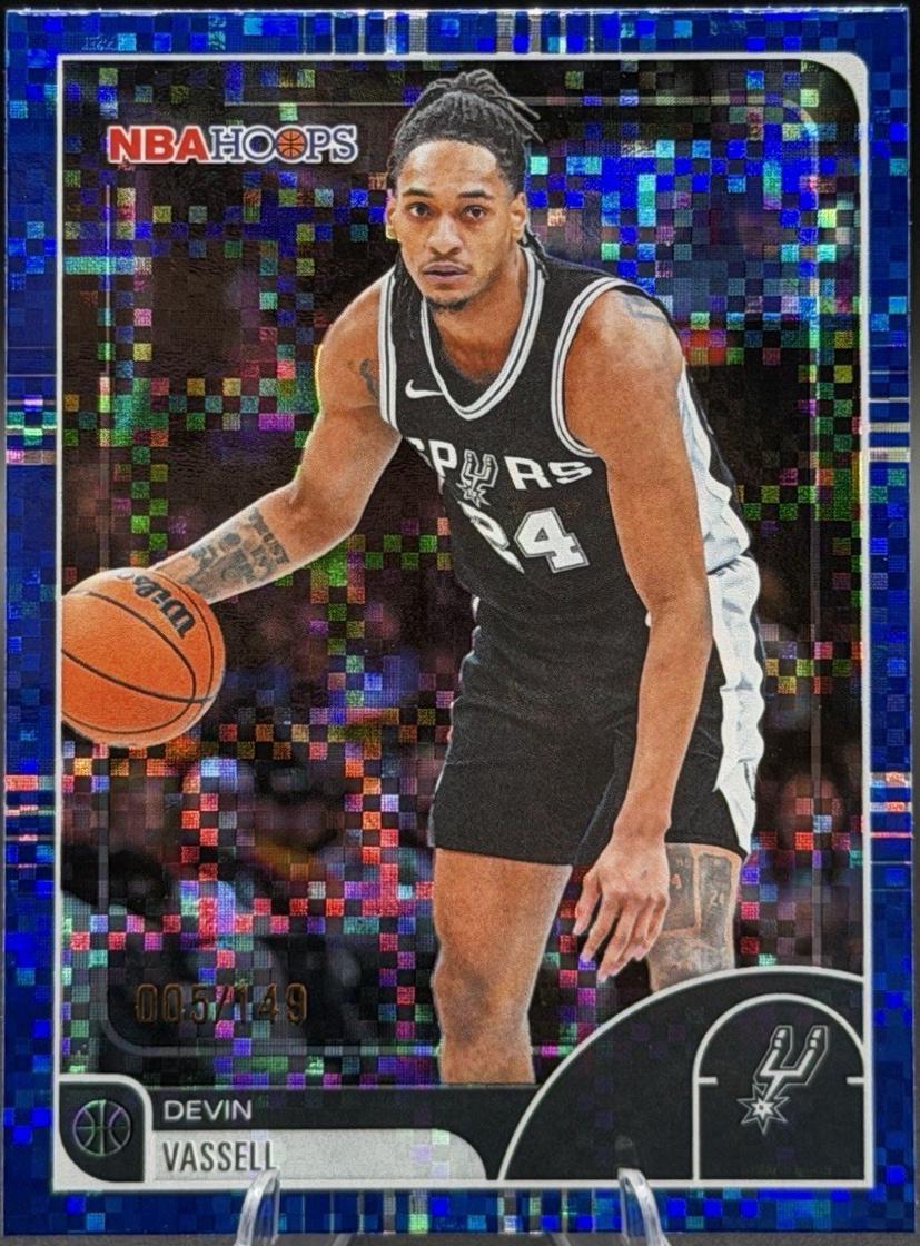 Devin Vassell [Pixel Burst Blue] #233