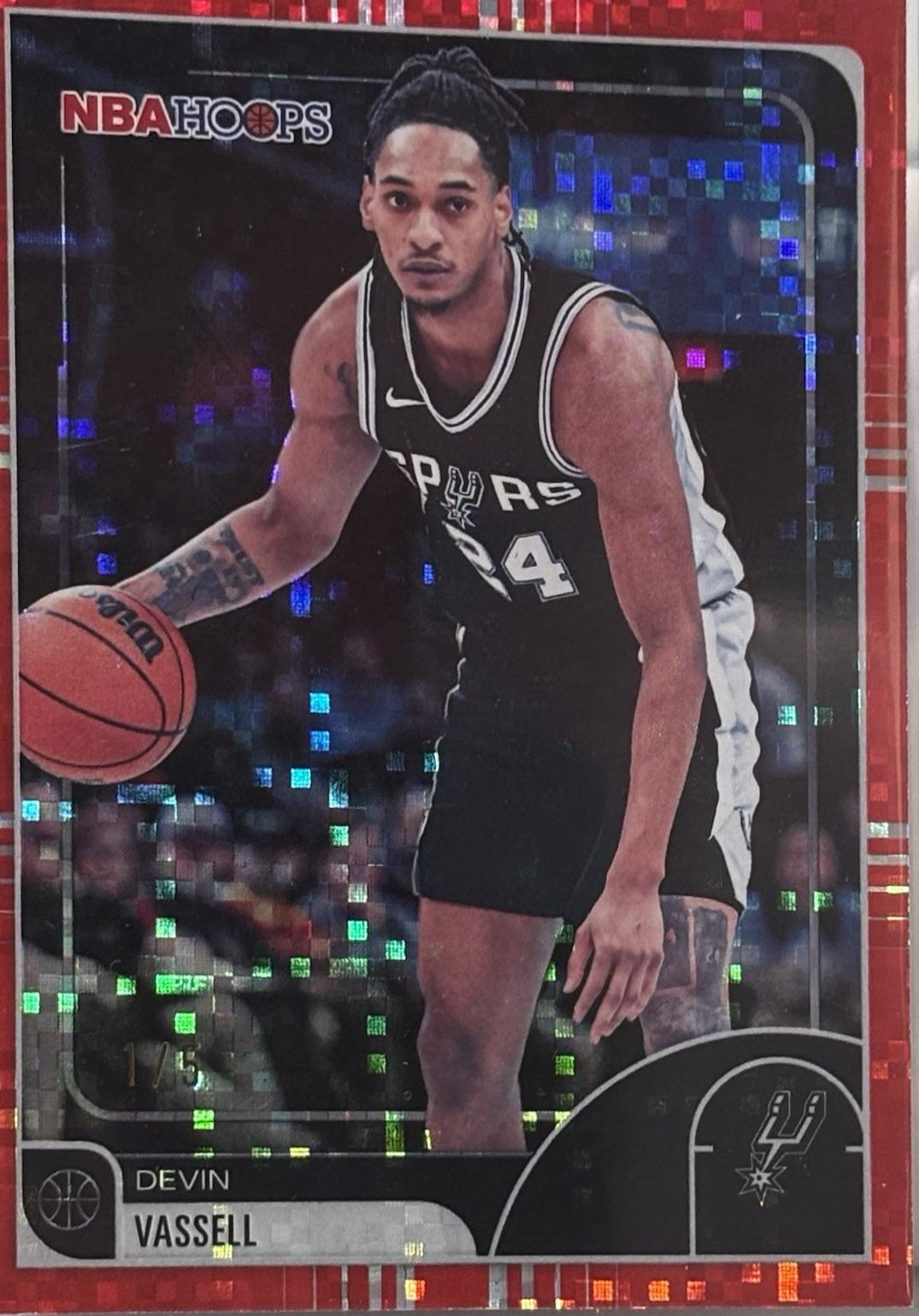 Devin Vassell [Pixel Burst Red] #233