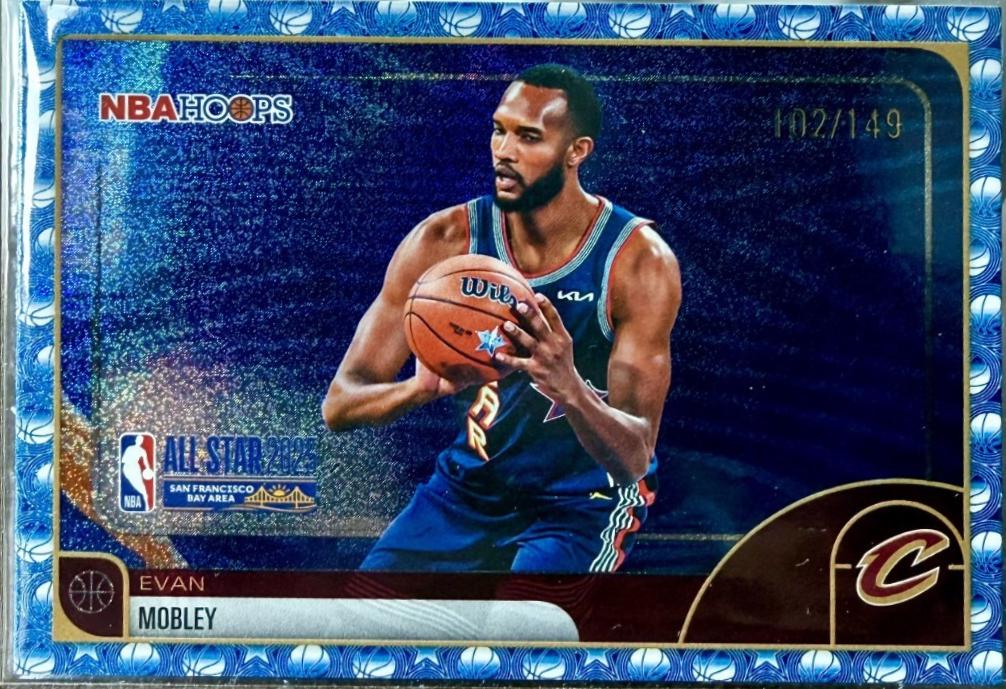 Evan Mobley [Pixel Burst Blue] #281