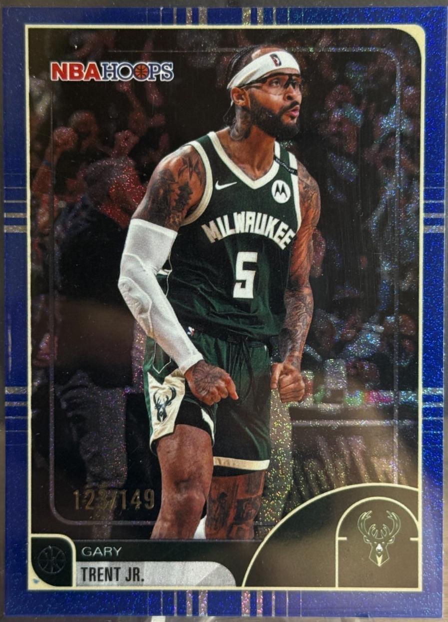 Gary Trent Jr. [Pixel Burst Blue] #122