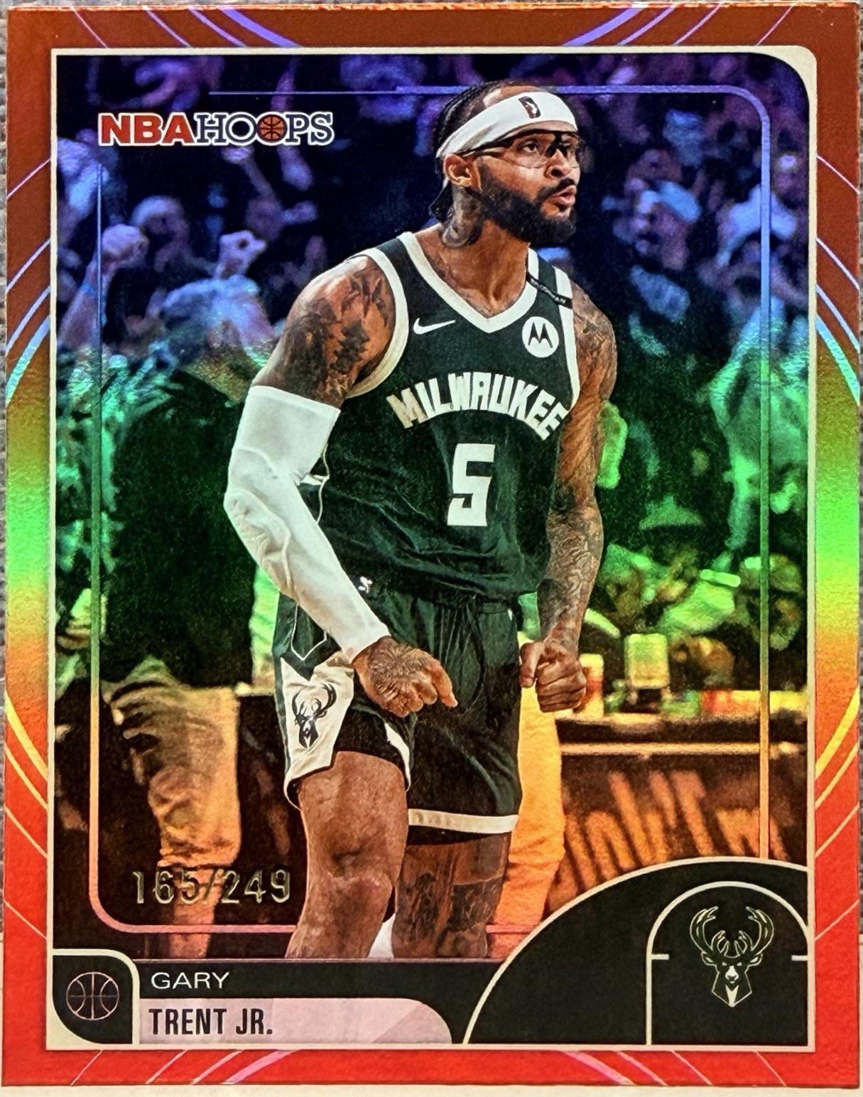 Gary Trent Jr. [Rainbow Red Orange] #122