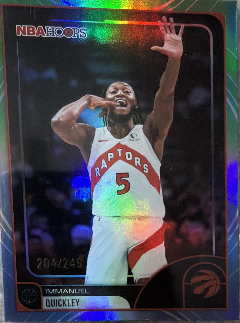 Immanuel Quickley [Rainbow Green Blue] #166