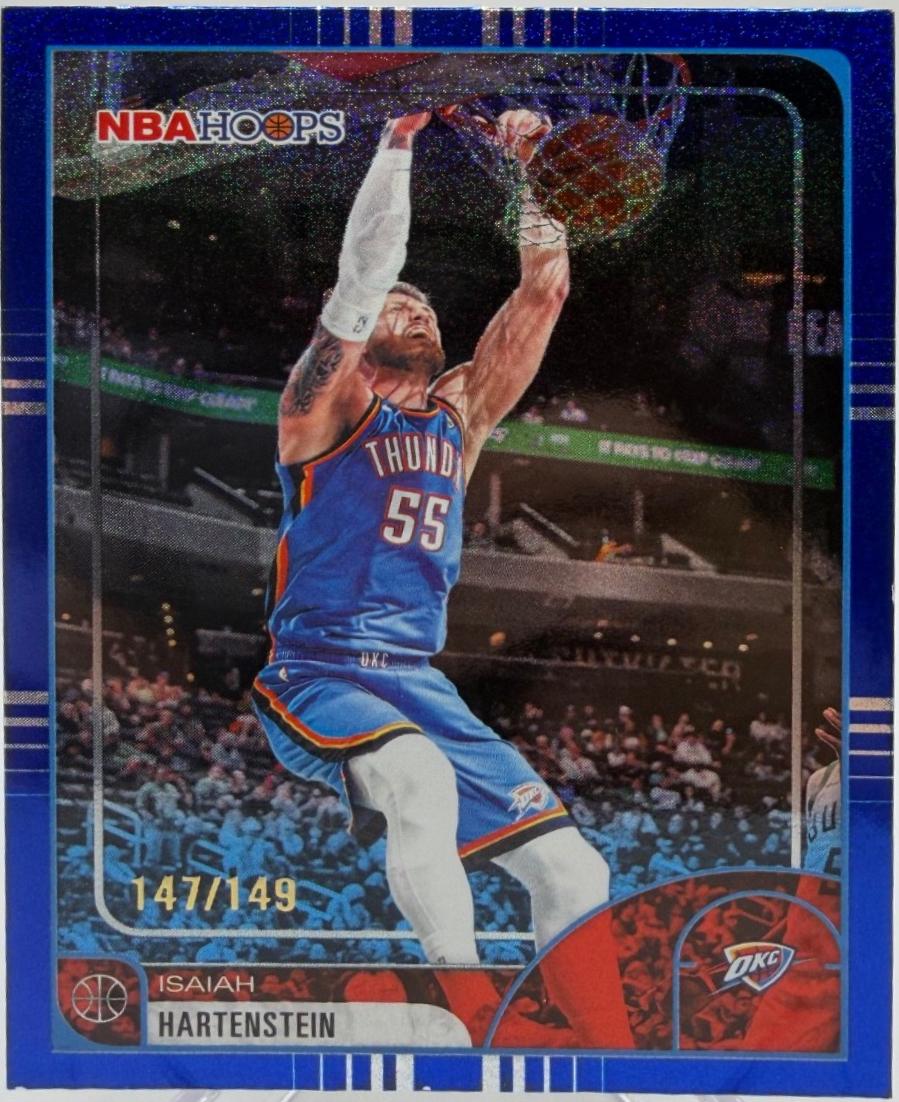 Isaiah Hartenstein [Pixel Burst Blue] #196