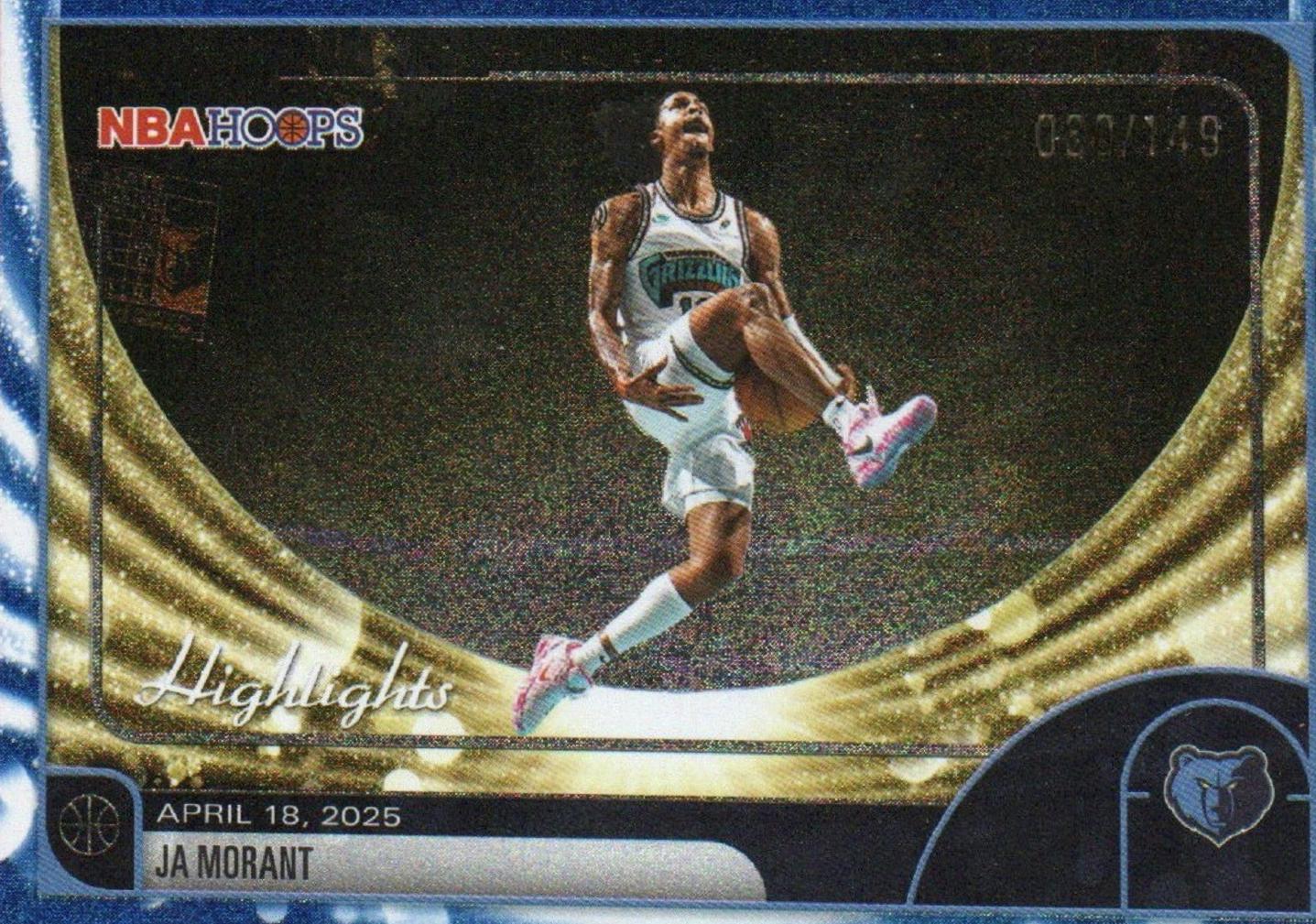 Ja Morant [Pixel Burst Blue] #264