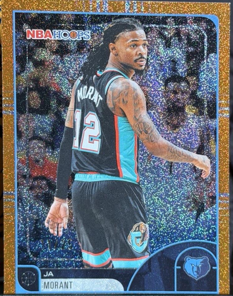Ja Morant [Pixel Burst Orange] #220