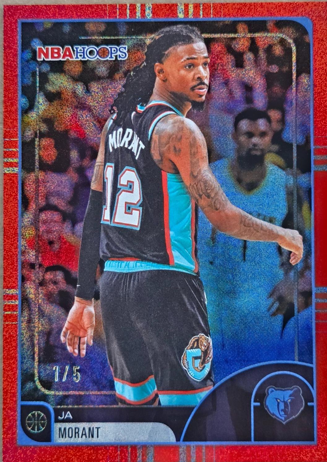 Ja Morant [Pixel Burst Red] #220