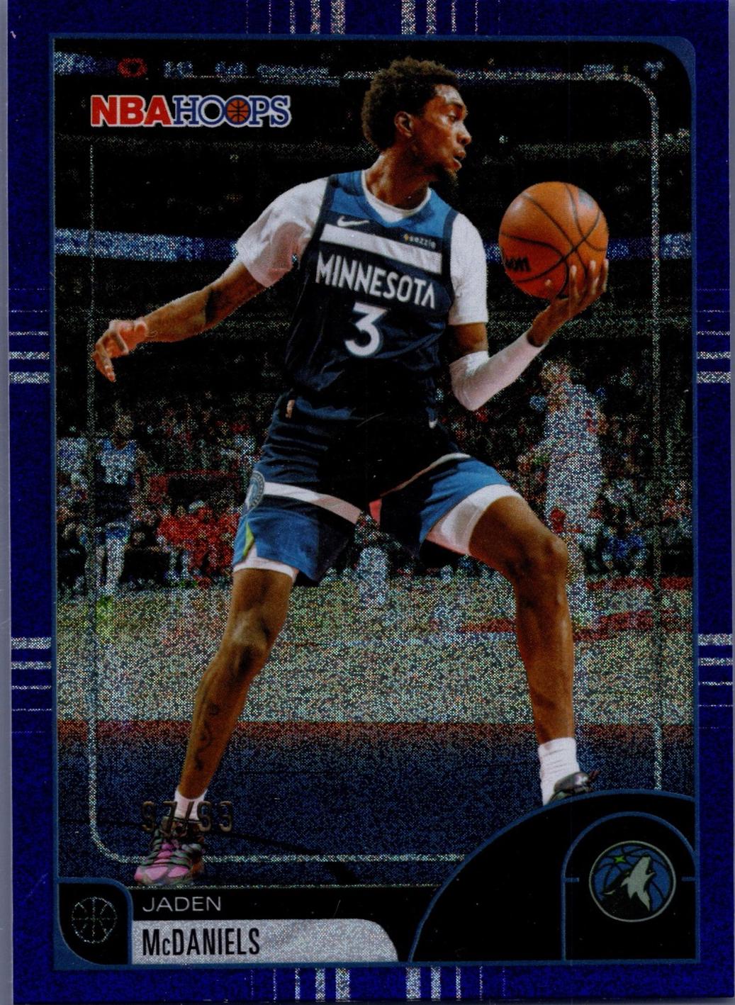 Jaden McDaniels [Light Burst Purple] #94
