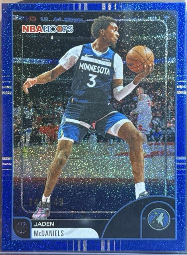 Jaden McDaniels [Pixel Burst Blue] #94