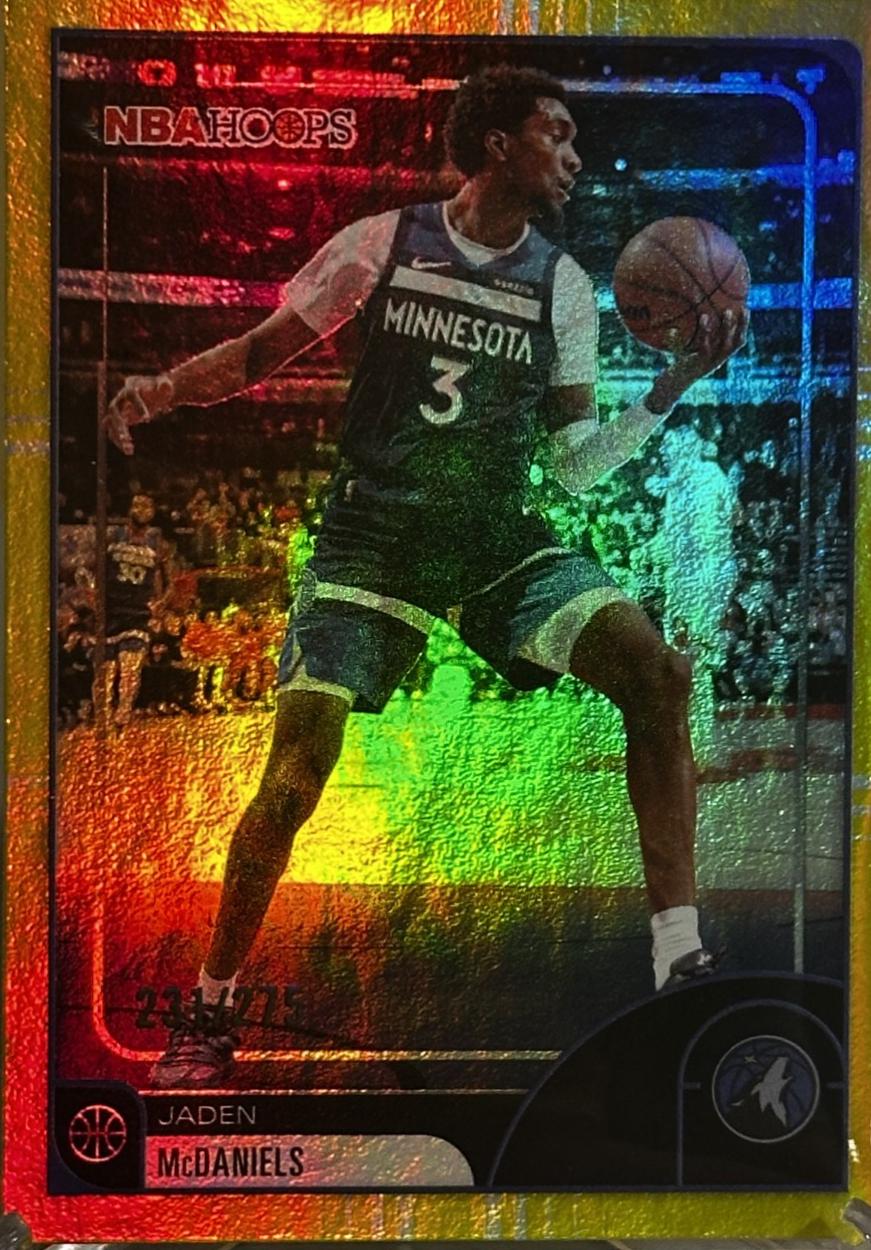 Jaden McDaniels [Rainbow Yellow] #94