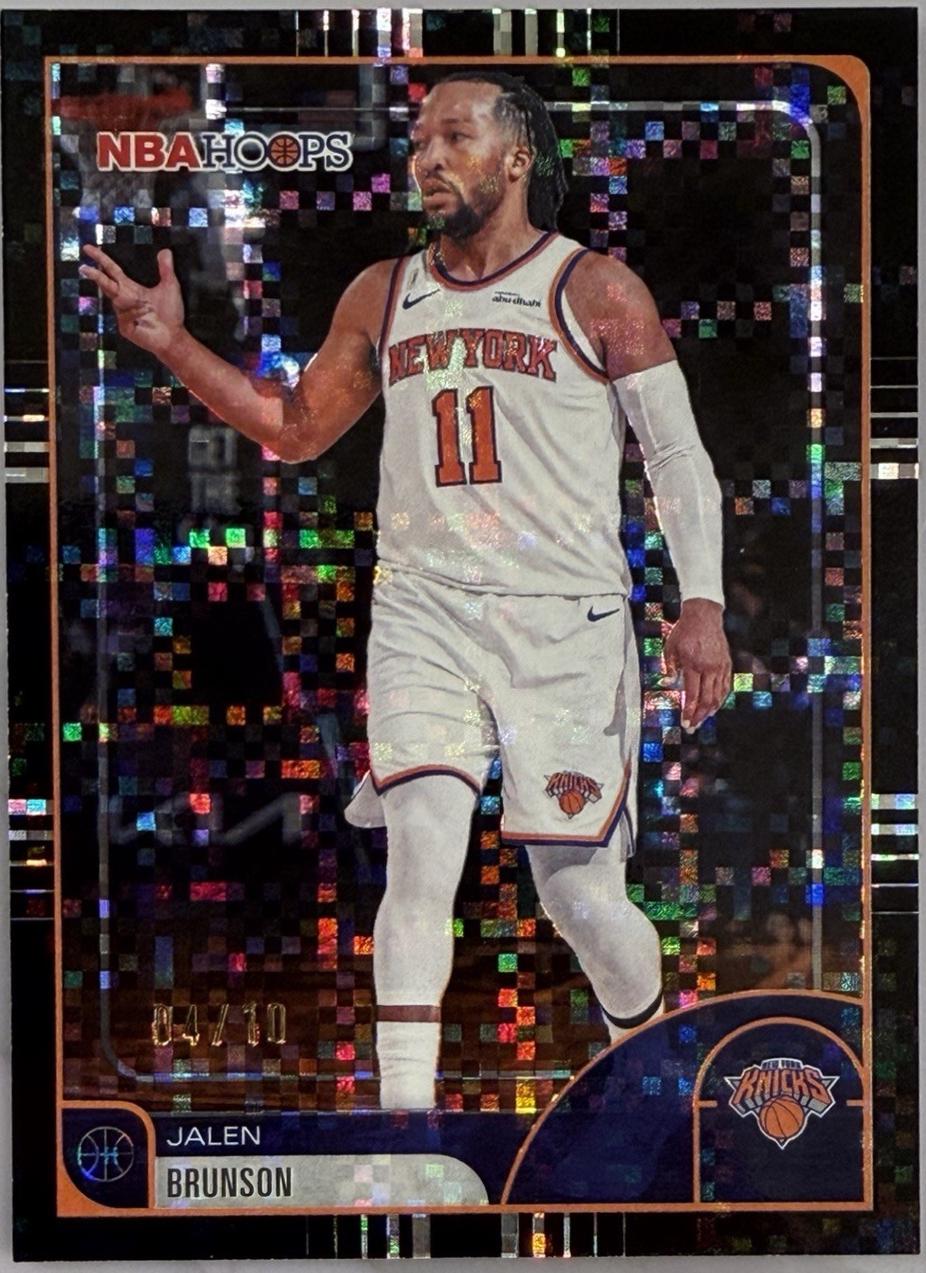 Jalen Brunson [Pixel Burst Black] #190