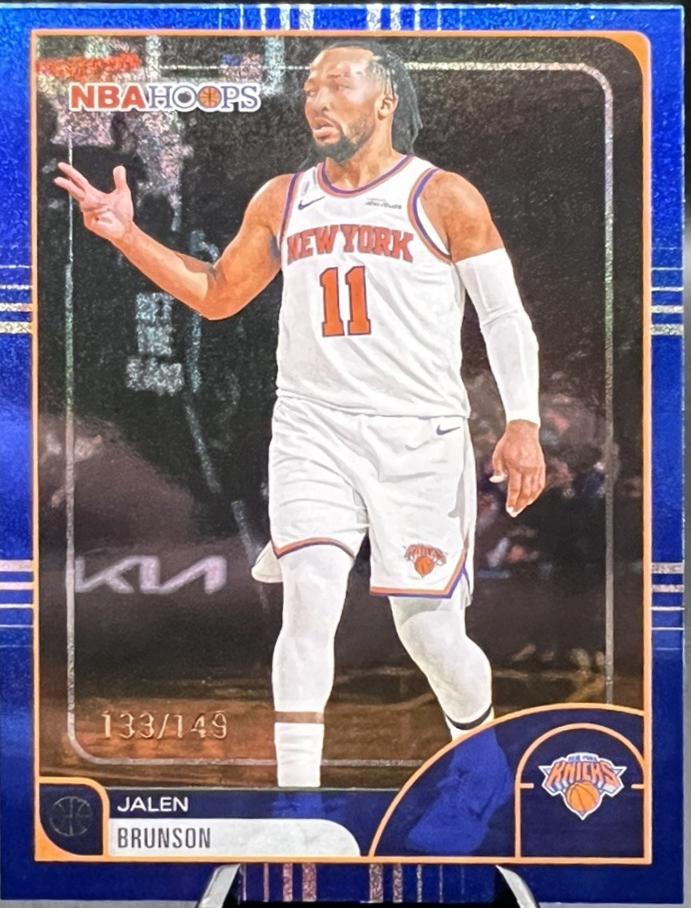 Jalen Brunson [Pixel Burst Blue] #190
