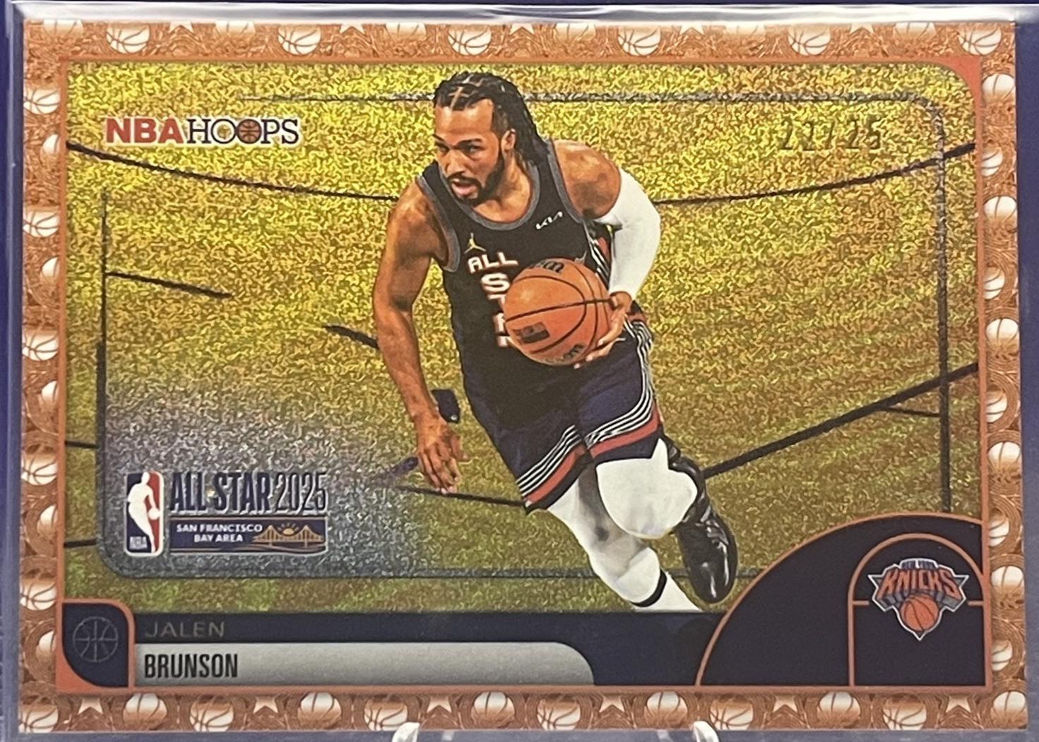 Jalen Brunson [Pixel Burst Orange] #278