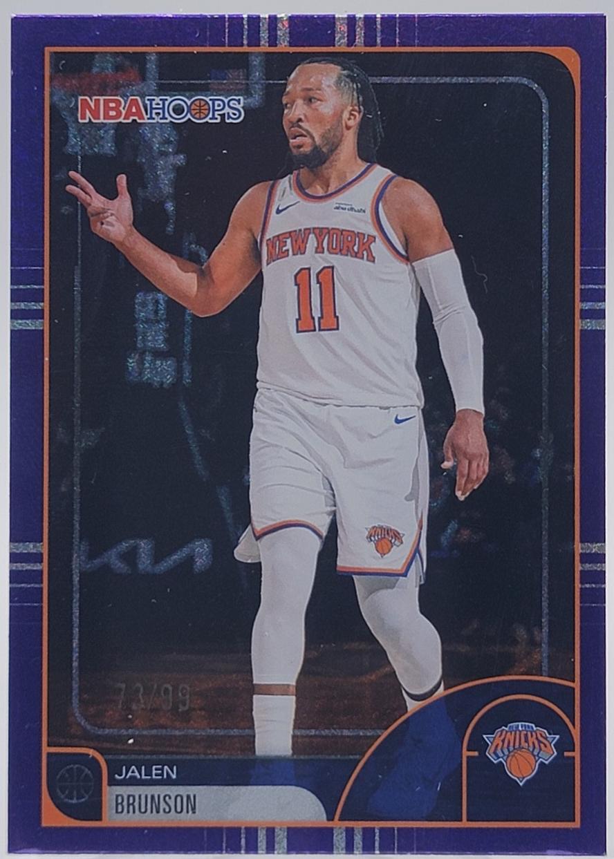Jalen Brunson [Pixel Burst Purple] #190