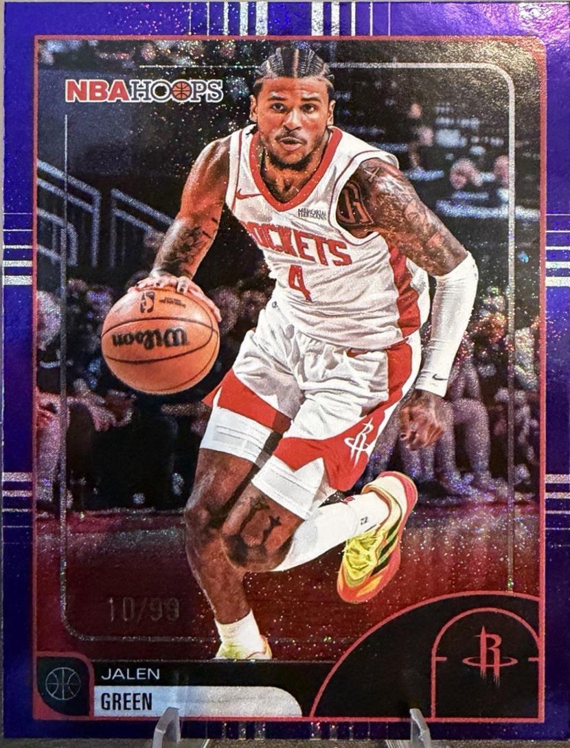 Jalen Green [Pixel Burst Purple] #102