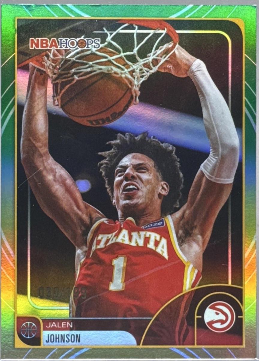 Jalen Johnson [Rainbow Gold Green] #50