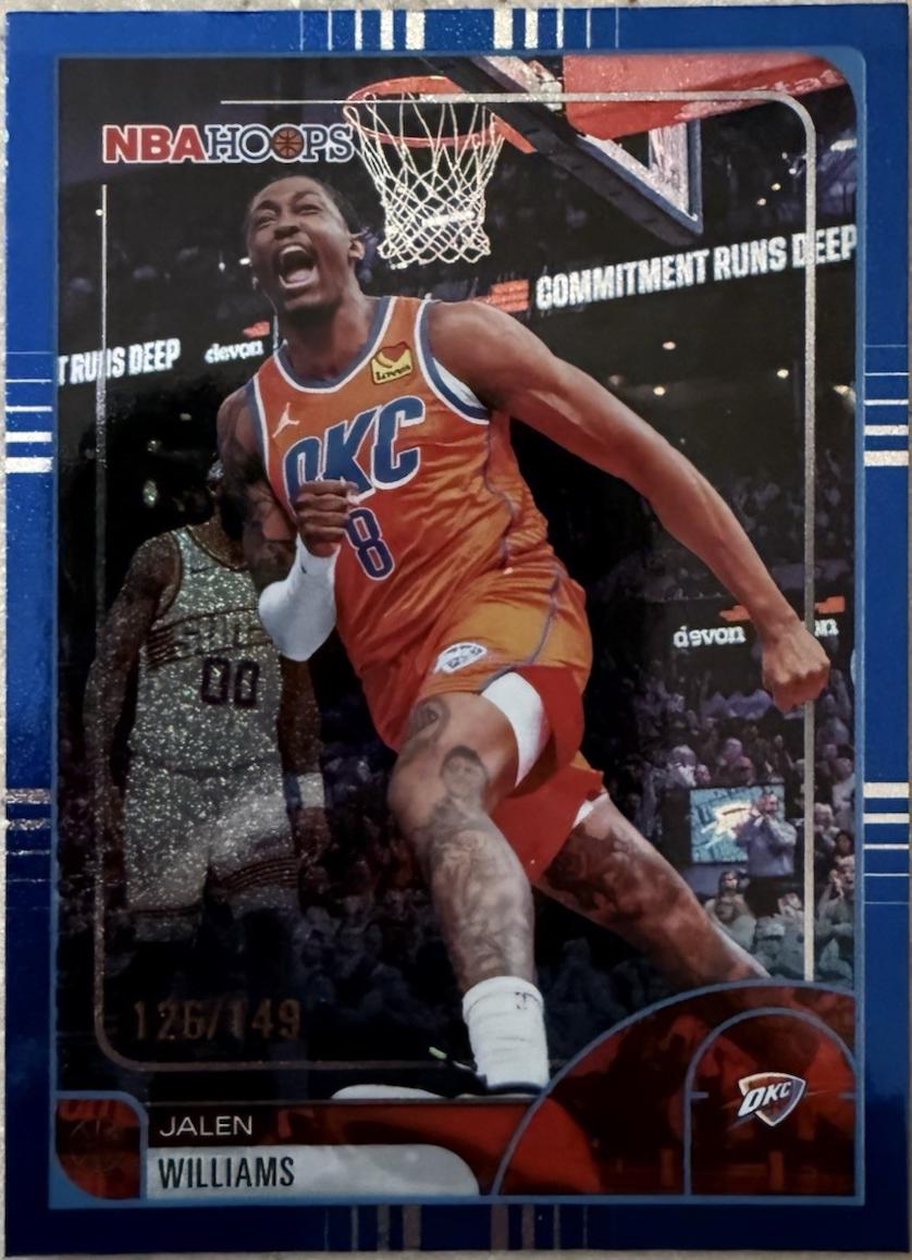 Jalen Williams [Light Burst Blue] #21