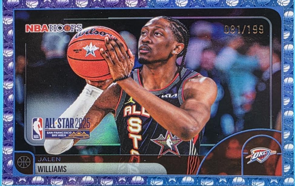 Jalen Williams [Pixel Burst Blue] #285