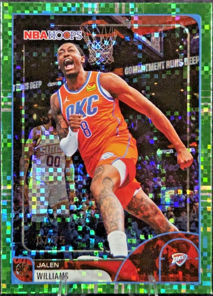 Jalen Williams [Pixel Burst Green] #21