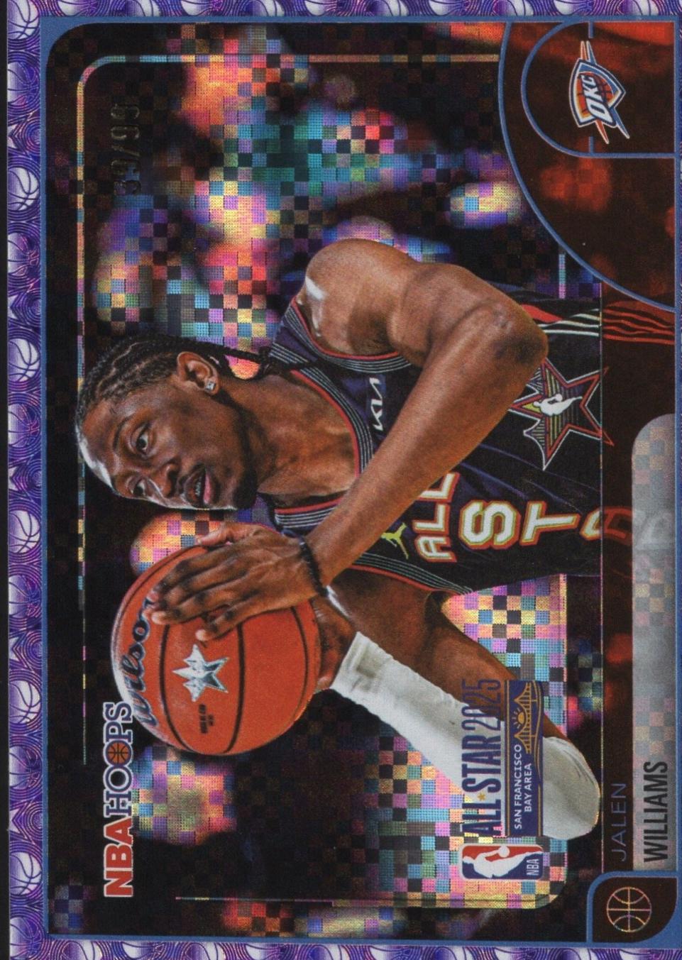 Jalen Williams [Pixel Burst Purple] #285