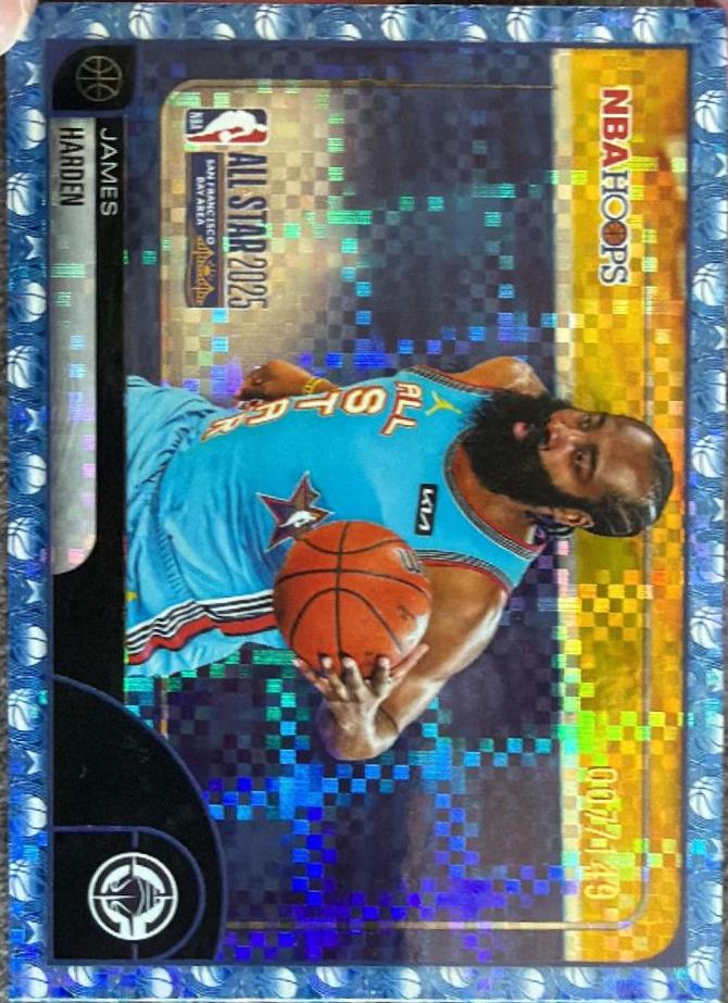 James Harden [Pixel Burst Blue] #276