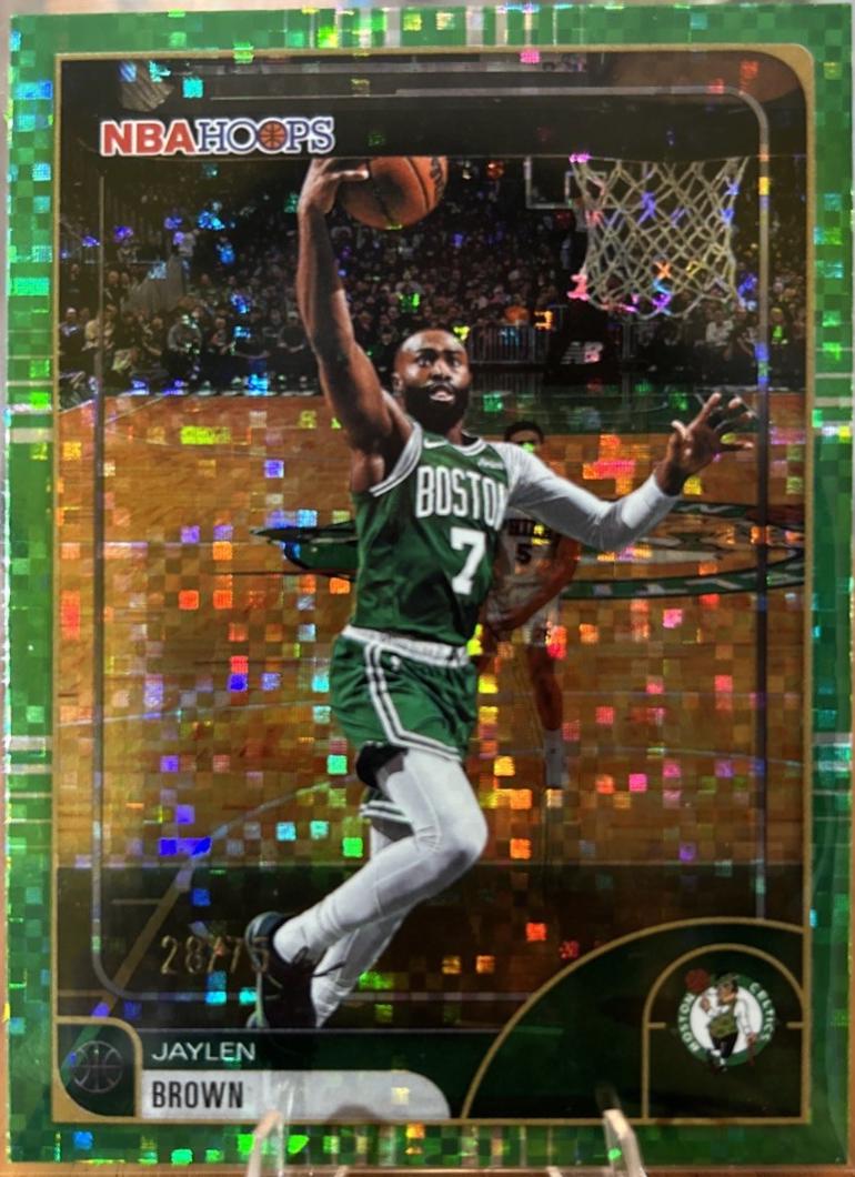 Jaylen Brown [Pixel Burst Green] #135