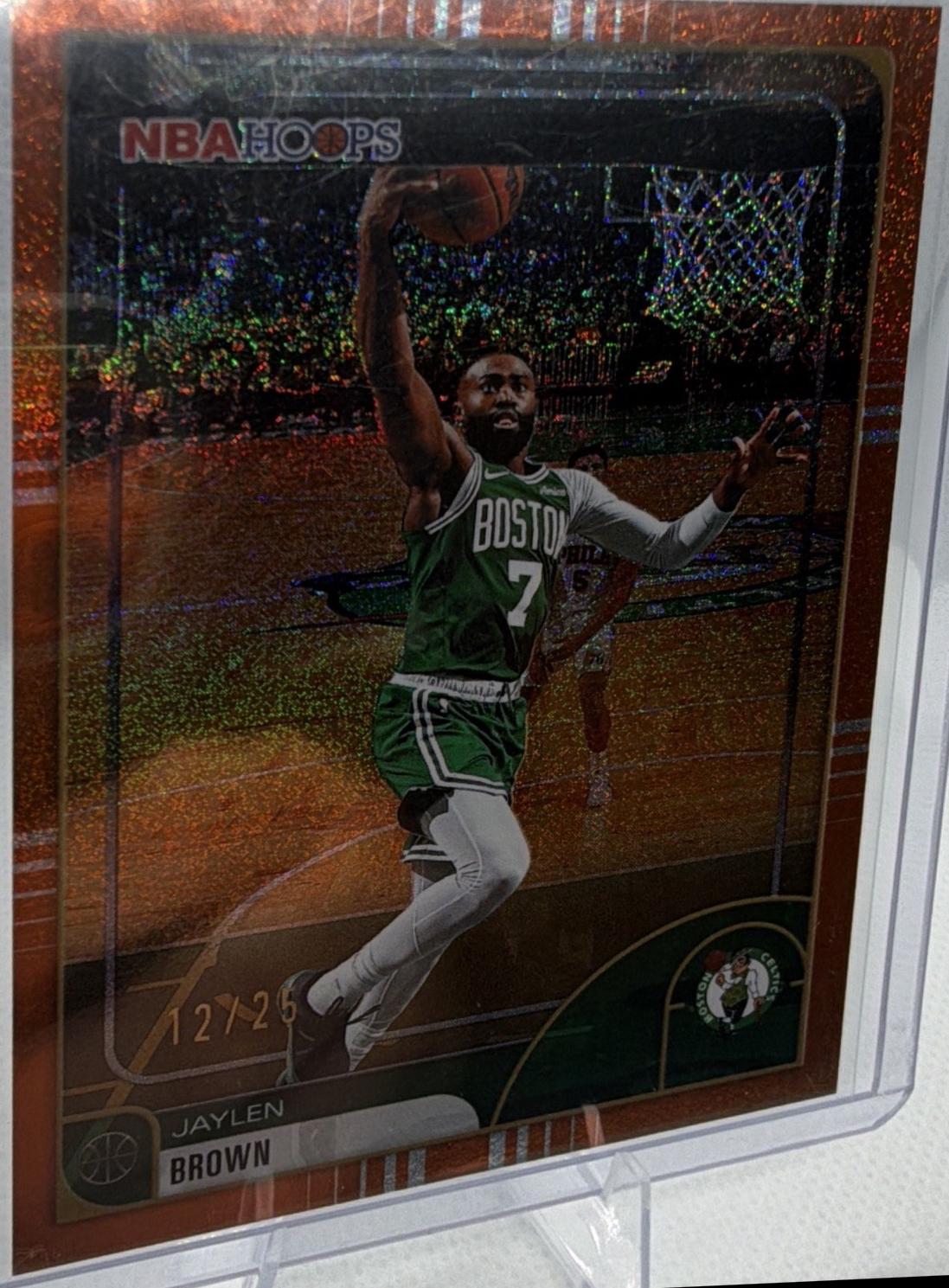 Jaylen Brown [Pixel Burst Orange] #135