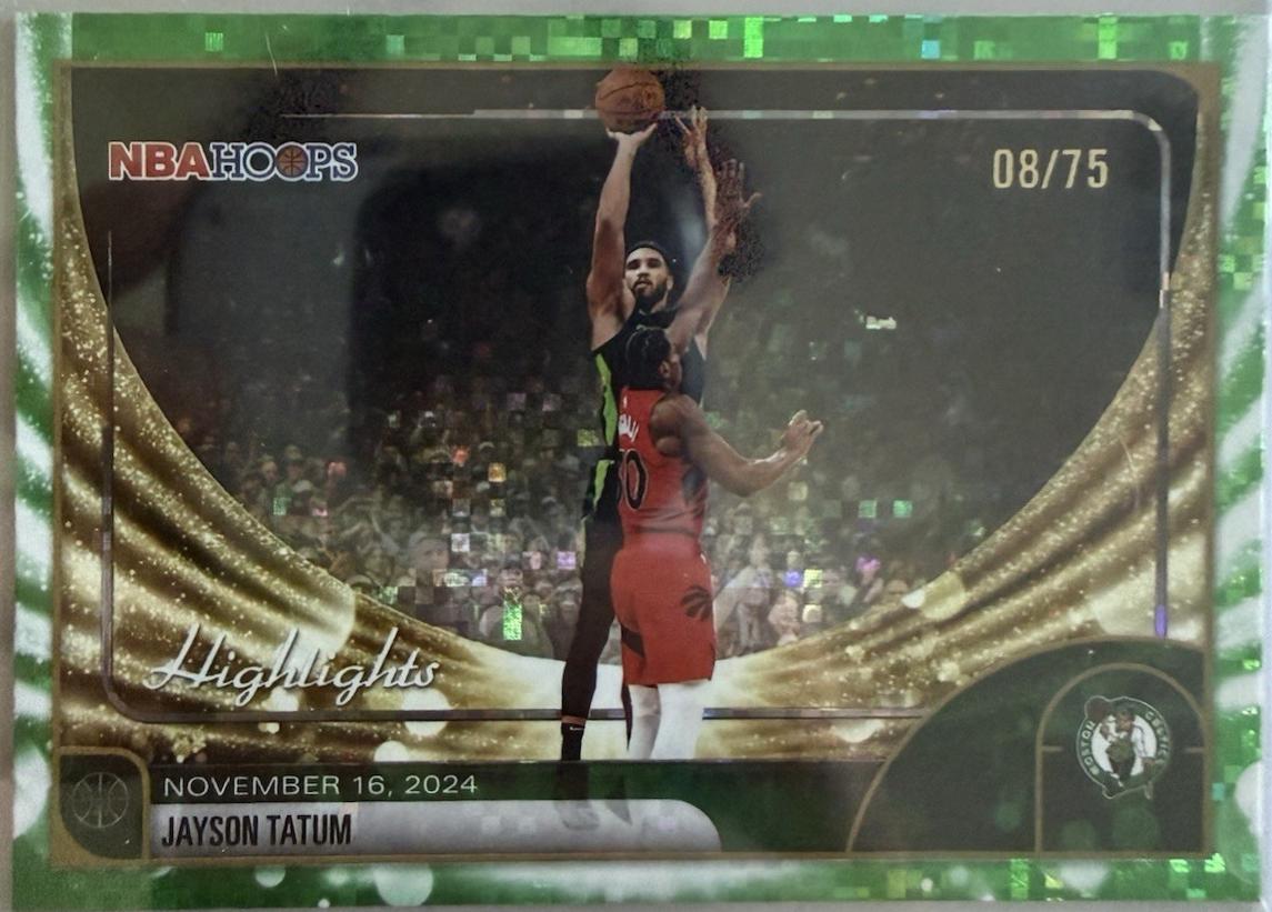 Jayson Tatum [Light Burst Green] #263