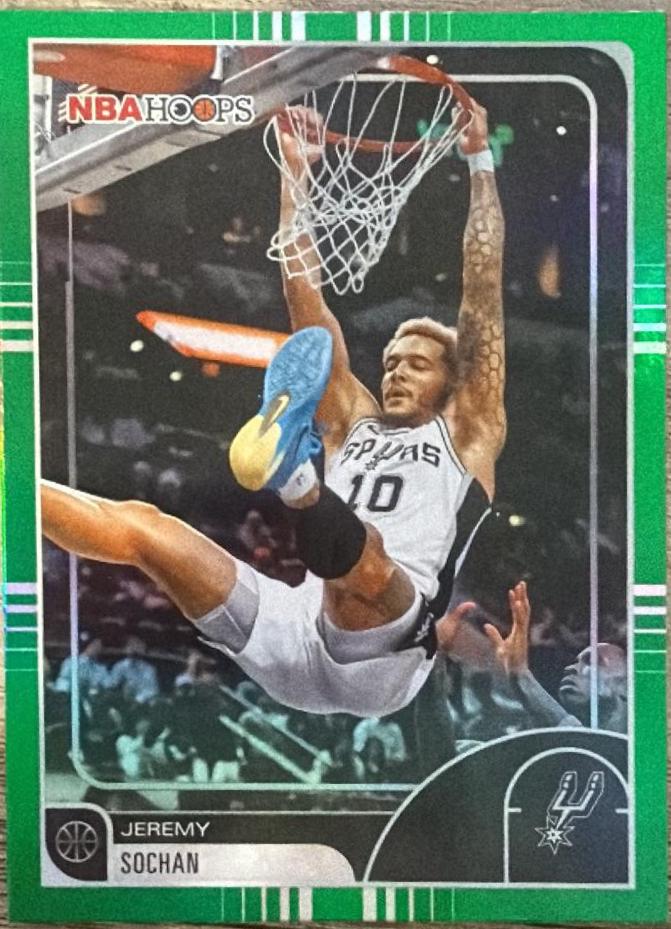 Jeremy Sochan [Green Hoops] #154