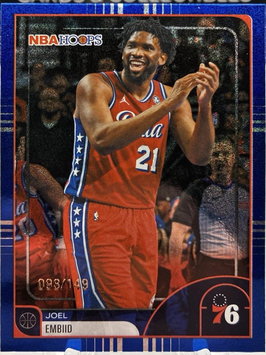 Joel Embiid [Pixel Burst Blue] #9