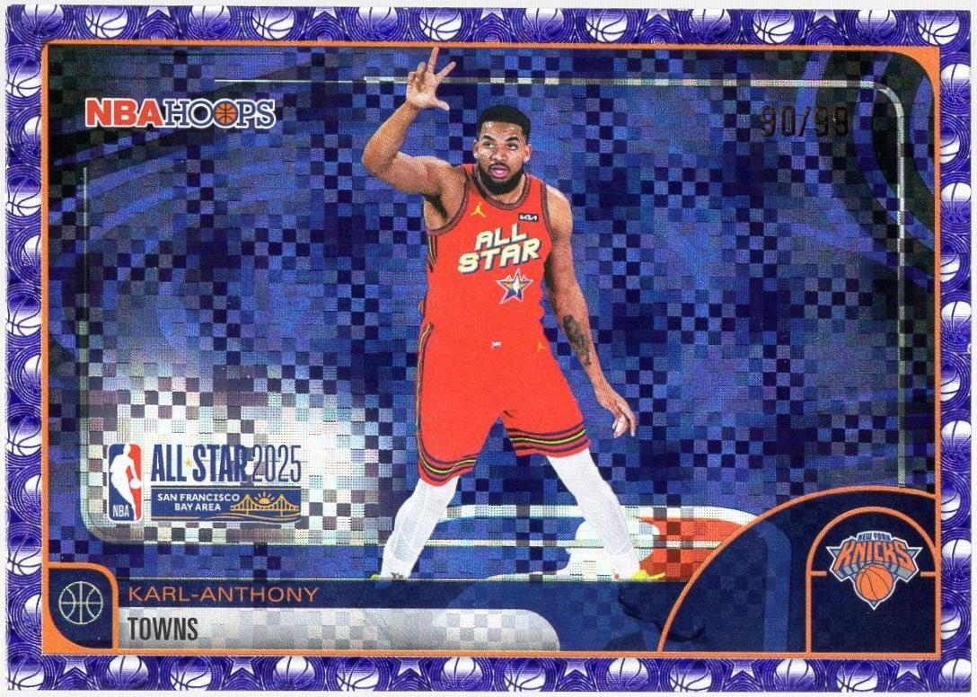 Karl-Anthony Towns [Light Burst Purple] #292