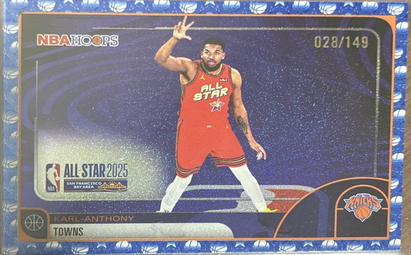 Karl-Anthony Towns [Pixel Burst Blue] #292