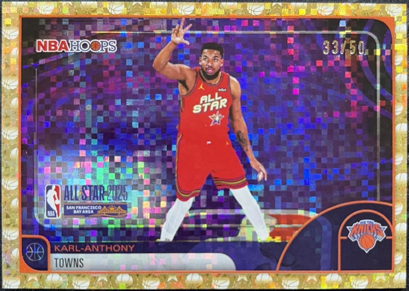Karl-Anthony Towns [Pixel Burst Gold] #292