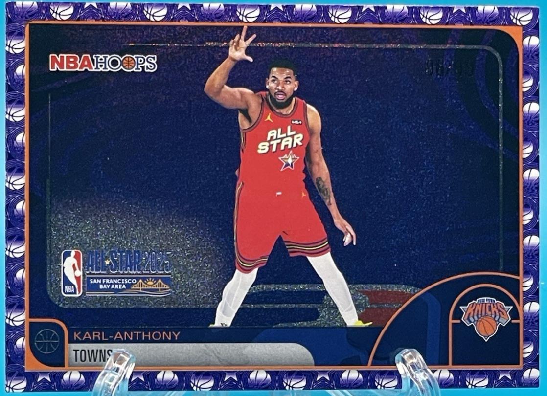 Karl-Anthony Towns [Pixel Burst Purple] #292