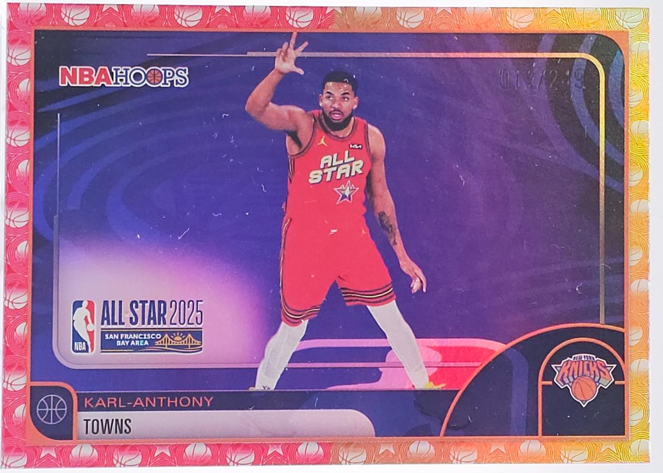 Karl-Anthony Towns [Rainbow Red Orange] #292