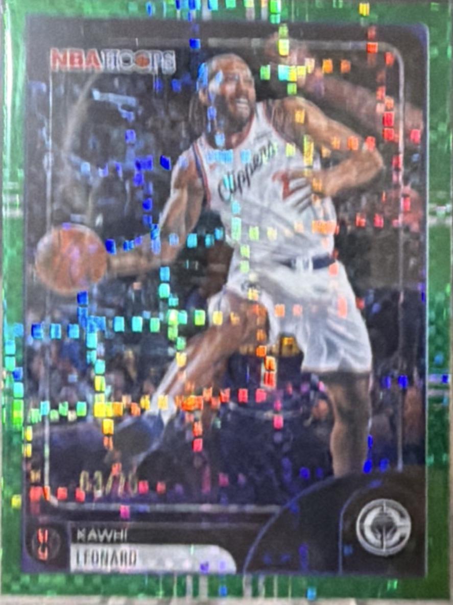 Kawhi Leonard [Pixel Burst Green] #73