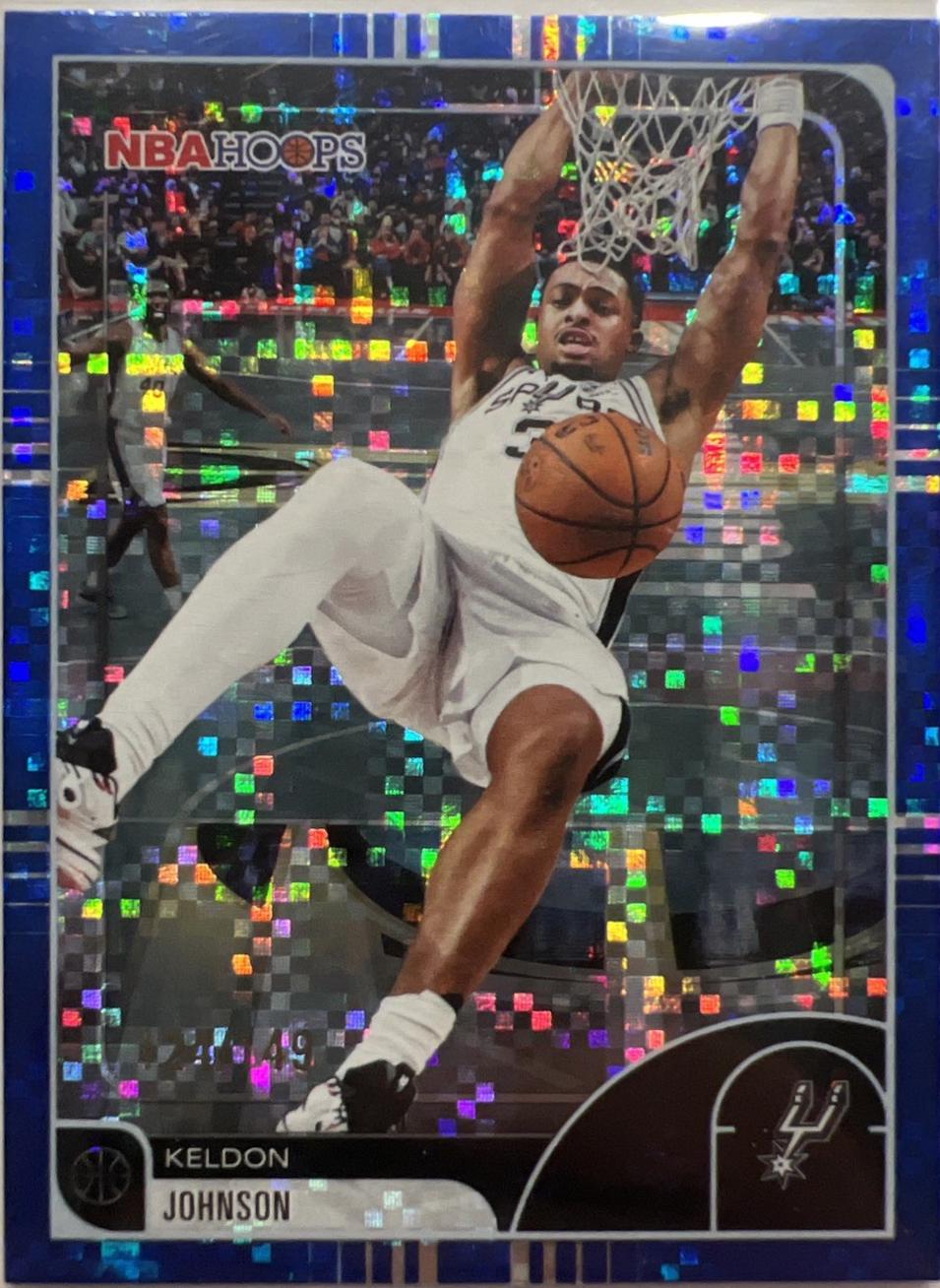 Keldon Johnson [Pixel Burst Blue] #23