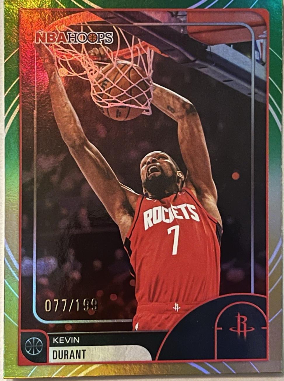 Kevin Durant [Rainbow Gold Green] #221