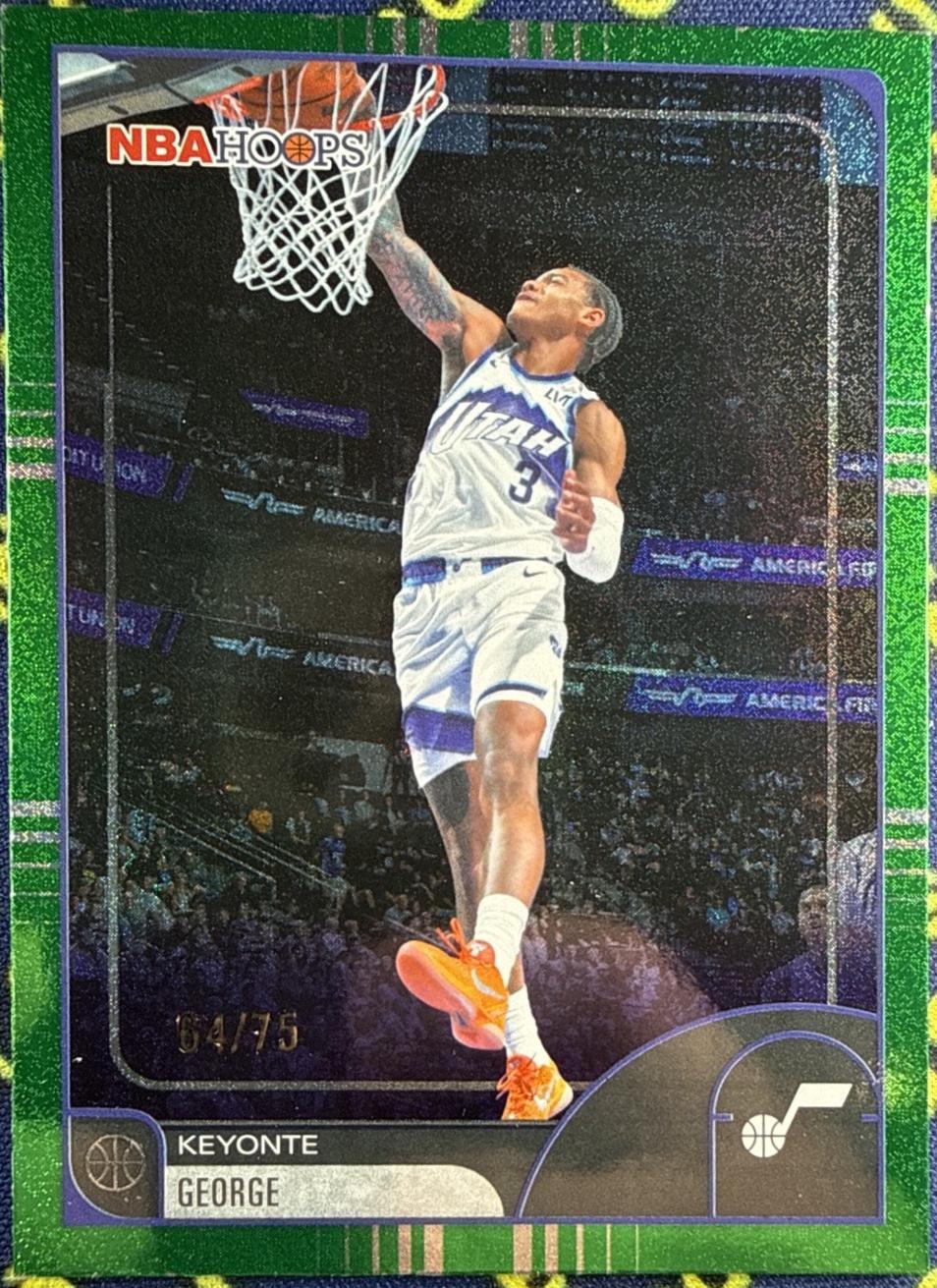 Keyonte George [Pixel Burst Green] #45