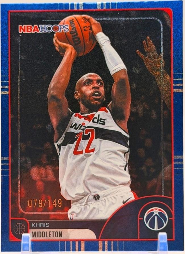 Khris Middleton [Pixel Burst Blue] #175