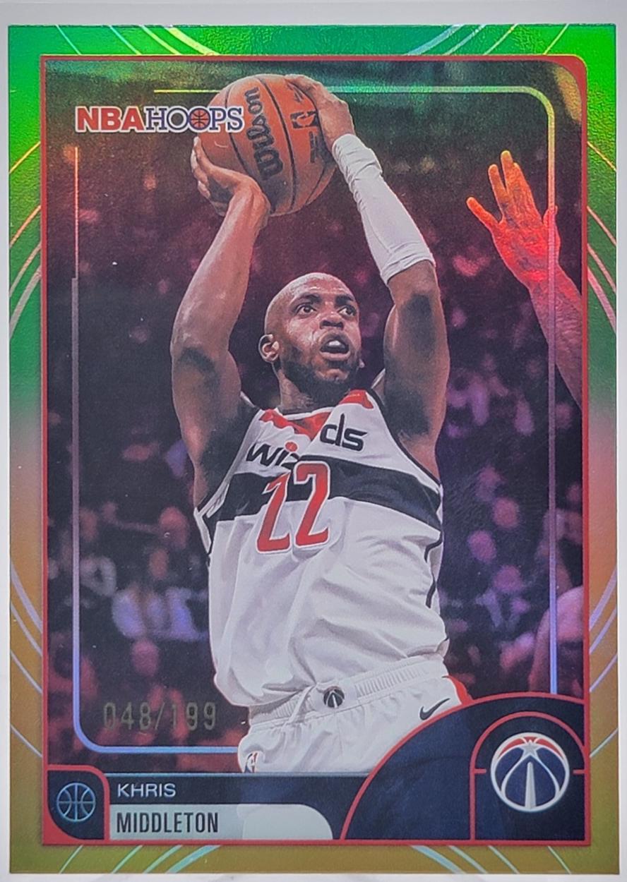 Khris Middleton [Rainbow Gold Green] #175