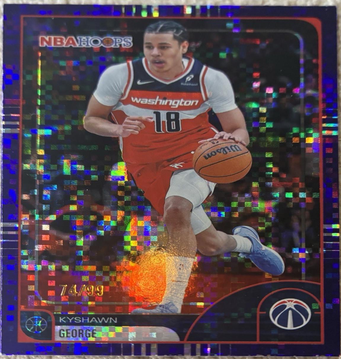 Kyshawn George [Pixel Burst Purple] #56