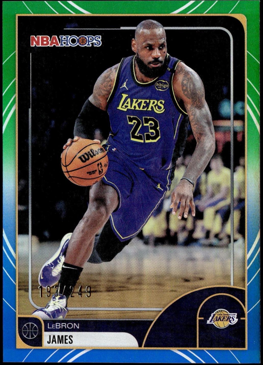 LeBron James [Rainbow Green Blue] #84