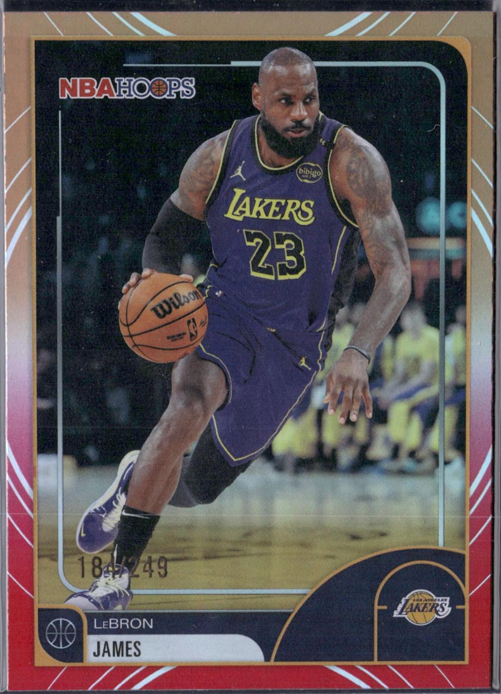 LeBron James [Rainbow Red Orange] #84