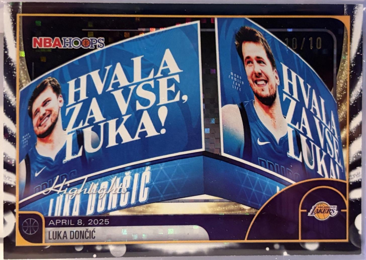 Luka Doncic [Light Burst Black] #269