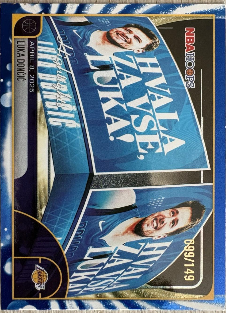 Luka Doncic [Pixel Burst Blue] #269