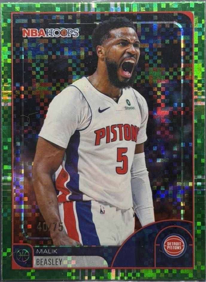 Malik Beasley [Pixel Burst Green] #16