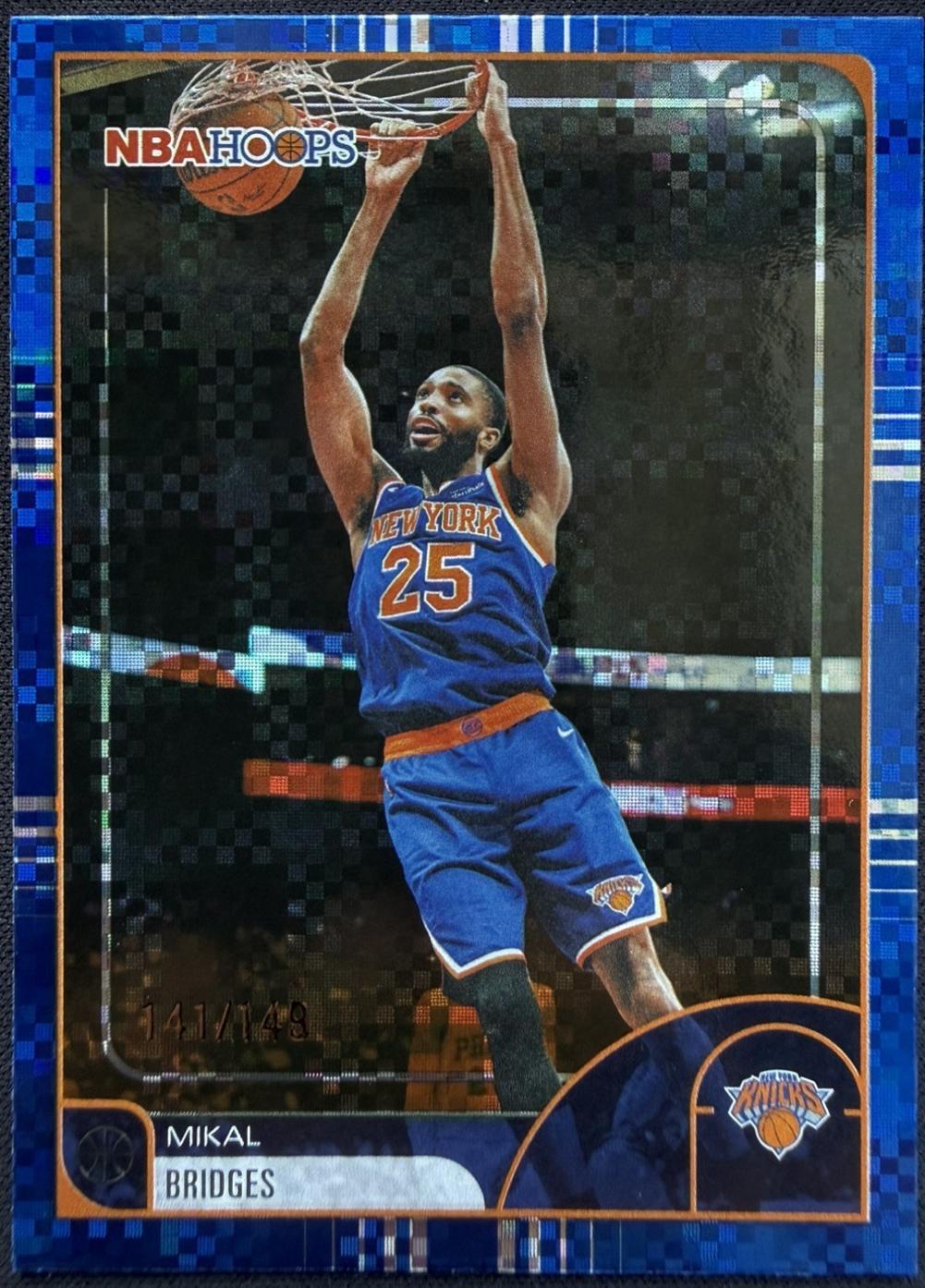 Mikal Bridges [Light Burst Blue] #100