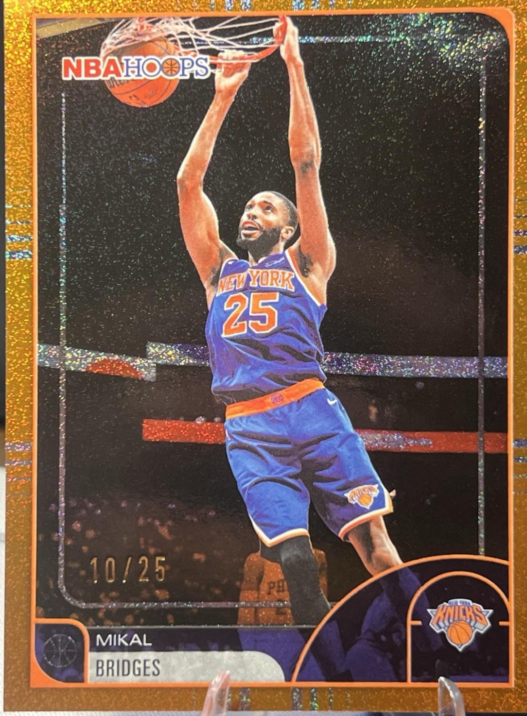 Mikal Bridges [Pixel Burst Orange] #100