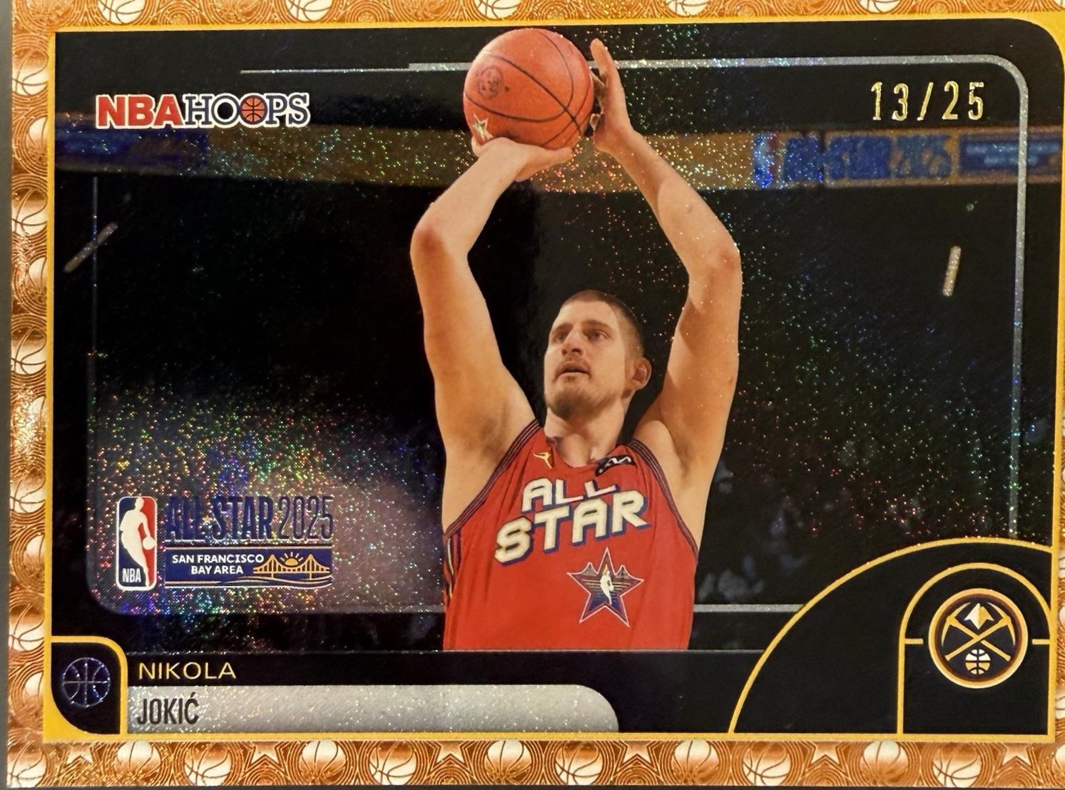 Nikola Jokic [Pixel Burst Orange] #290