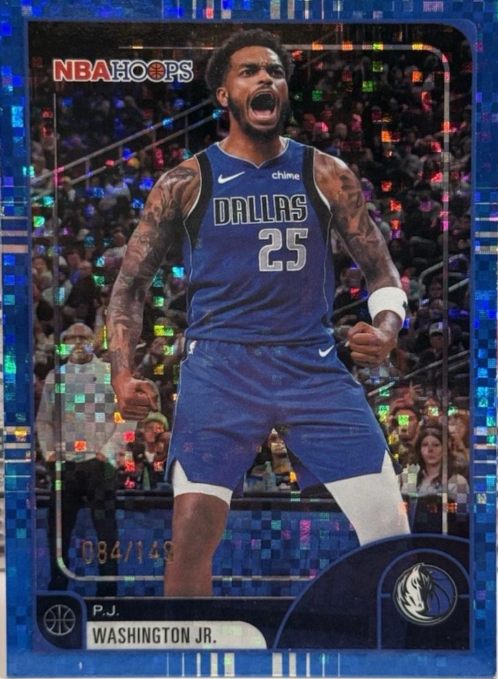 P.J. Washington Jr. [Pixel Burst Blue] #189
